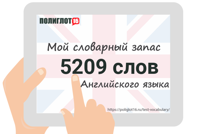 Мой словарный запас английского языка